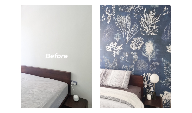 Under the sea mood bedroom